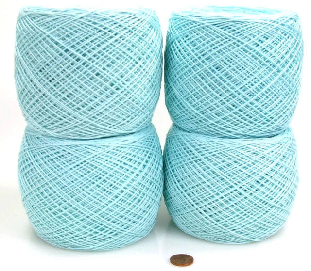 Wollpaket 500g (0,5kg)  Wolle  100% Baumwolle Häkelgarn  in mint Nr.7-2