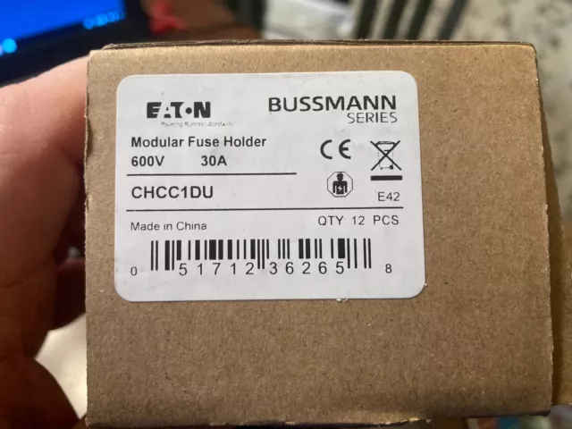 1 Pc Eaton Chcc1Du Modular Fuse Holder 600V 30A Bussman Series