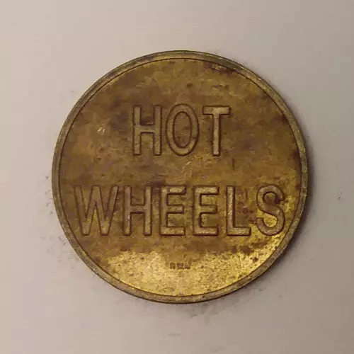 Hot Wheels Car Wash Token 25mm