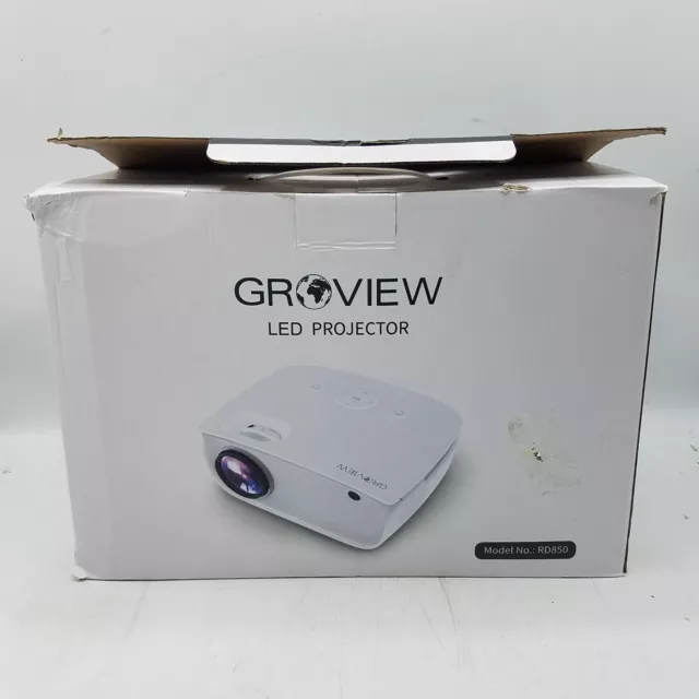 Mini Proyector WiFi GROVIEW RD850 7500L Brillo 1080P con Pantalla