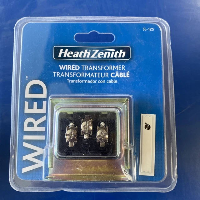 HEATH ZENITH SL12502 Wired Doorbell Chime Transformer 120V 81624VAC