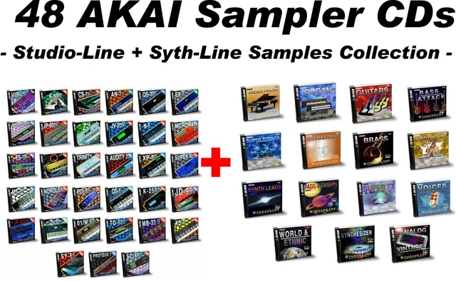 48 CDS AKAI Format Sample Library CDs for professional use £42.80 ...