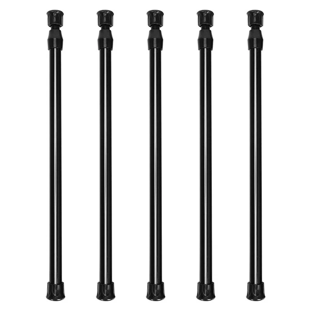 5 Pack Cupboard Bars Tensions Rod Spring Curtain Rod for DIY Projects,5335