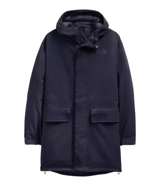 Uomo The North Face Aviator Navy Spedizione Artico 700 Piumino Parka Nuovo