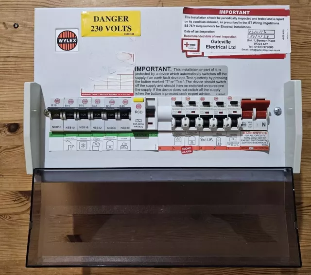 Wylex Metal Consumer Unit