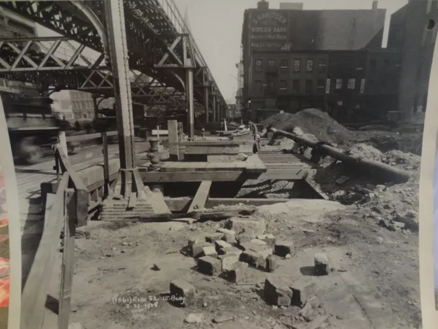 1928 West Broadway Walker Street Subway Manhattan NYC New York City Photo