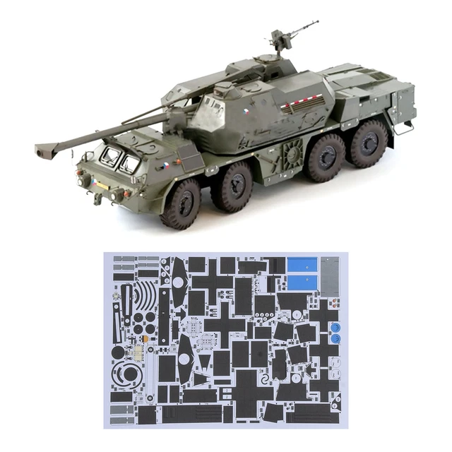 Spgh DIY 1/35 CZECHOSLOVAKIA SpGH Self-propelled Cannon Howitzer 3D Paper ...