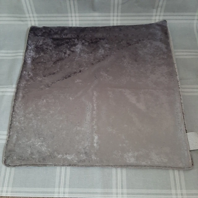 KARINA BAILEY INSPIRED Cushion Cover 48cm Crushed Velted Grey Purple Ombre Large 5.99 PicClick UK