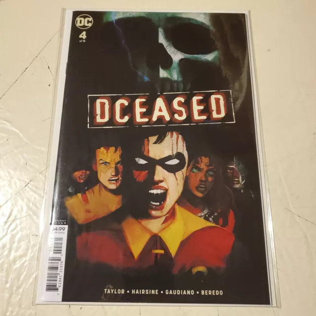 DCeased #4 | Variant Tasia MS Horror Movie Homage  | NM(9.4) ** HOT COMIC HTF **