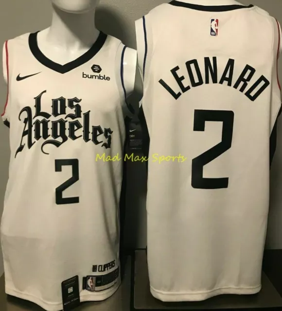 Kawhi Leonard 2020-21 Los Angeles Clippers City Edition Authentic Jersey  48+2