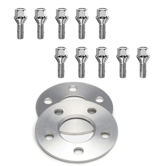 4 Distanziali Per Ruote 5x5.5 Da 2 Pollici Per Ram 1500, F150, Jeep CJ: Adattatori In Acciaio Nero - 2