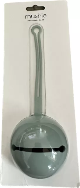 Mushie – Silicone Pacifier Case – Dried Thyme