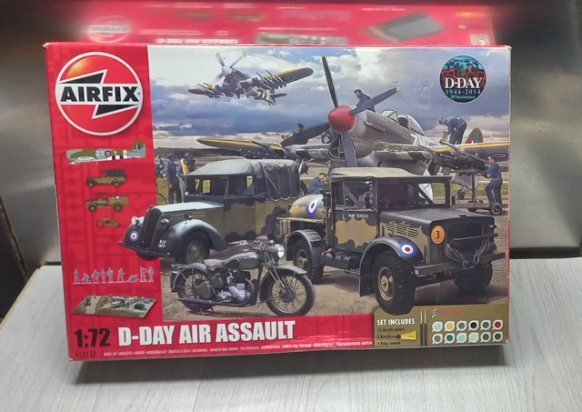 airfix-diorama-a50157-d-day-air-assault-model-kit-set-1-72-scale-new