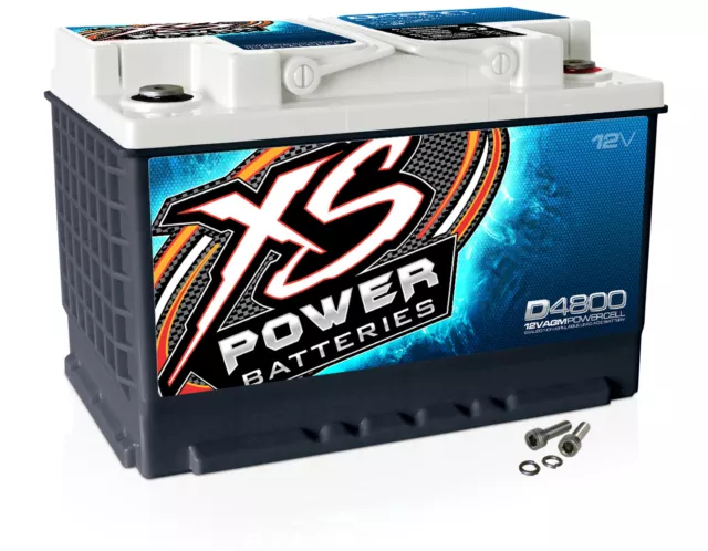 XS Power D4800 3000 Amp 12V Group 48 Power Cell Car Audio Sealed AGM Battery