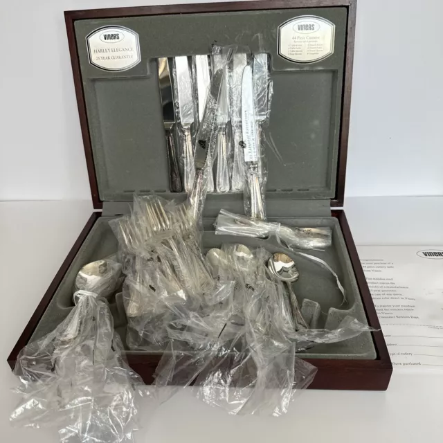 Viners harley elegance cutlery set not full set silver plated