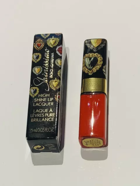Dolce & Gabbana Shinissimo High Shine Lip Laquer 600 Heart Power BNIB 1.6ml mini