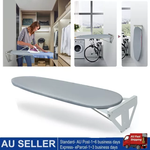 Wall-Mounted Ironing Board Space Saving Fold Down Ironing Station for Home