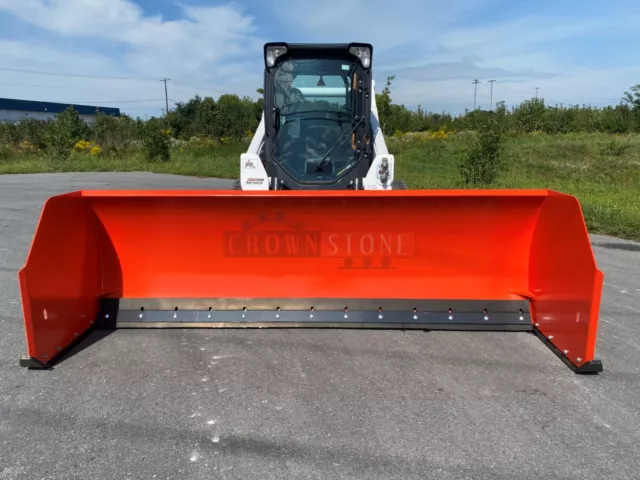Brand New Bobcat 10' Snow Pusher Attachment For Skid Steers, Ssl Quick Attach
