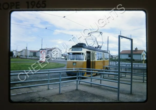 Original '65 Kodachrome Slides Norrkoping Sweden 50 Trolley Street Scene   20Z28