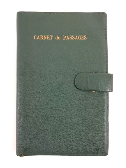 Porta Documenti Carnet de Passages Vintage Verde