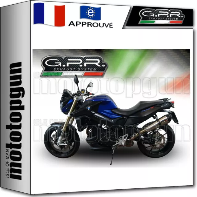 Gpr Pot D Echappement Homologue Gpe Anniversary Titanium Bmw F 800 R 2014 14