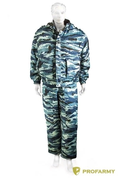 RUSSIAN ARMY WINTER Jacket&pants OMON Kamysh blue urban camo pattern