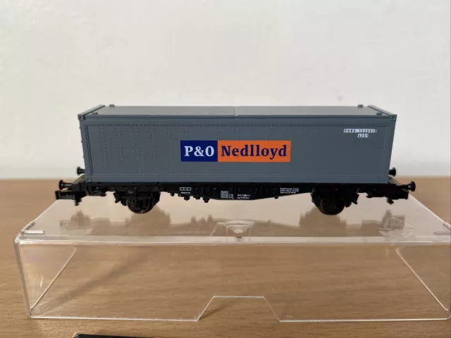 Fleischmann N 1/160 Réf. 8241 K Wagon Container Conteneur « P&O Nedlloyd »