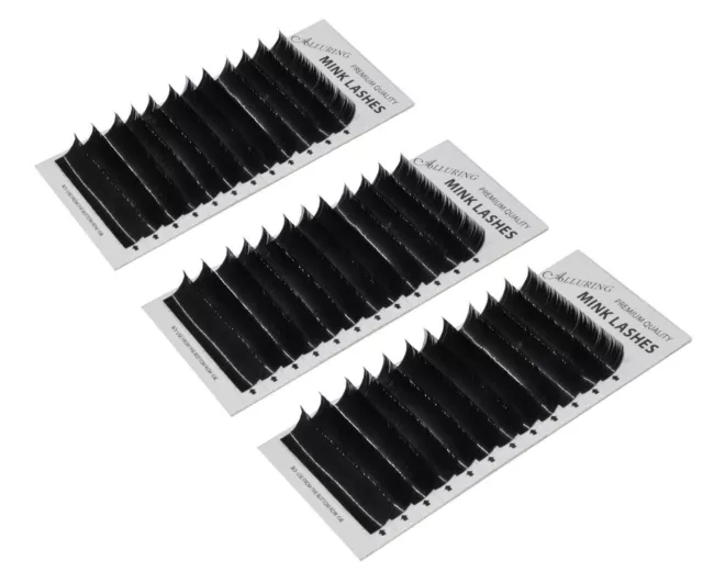 Eyelash Extension Mink J Curl 15, 20 or 25 discount combo 3-TRAY lot