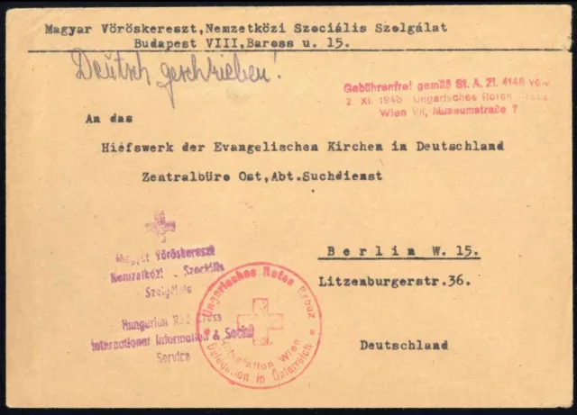 1914, Int.Organisationen,Rotes Kreuz,, Brief - 1677685