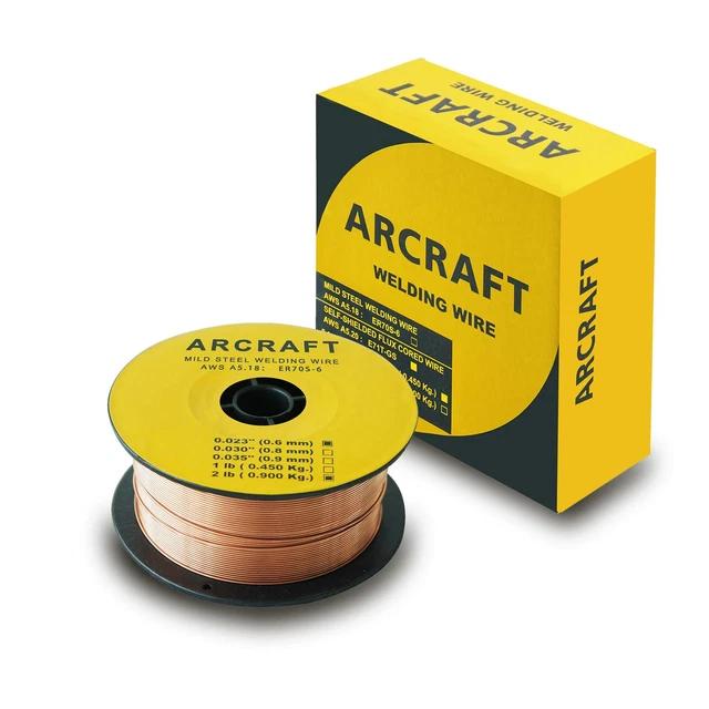 Welding Wire ER70S-6 .023 MIG Solid Welding Wire 2-Pound