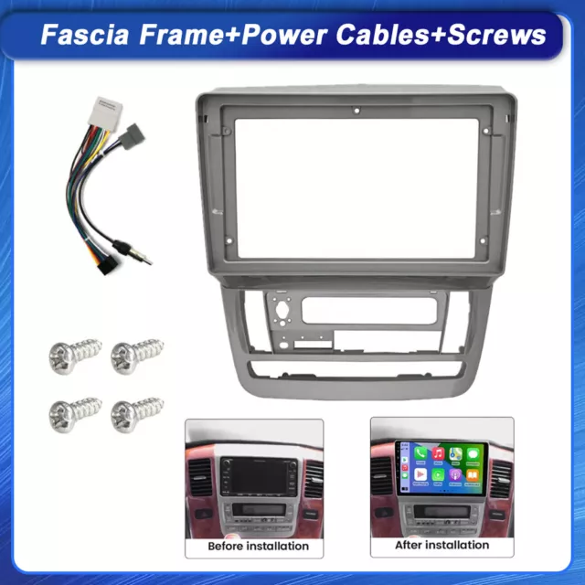 Car Radio Fascia Facia Panel For Toyota Alphard 2002-2010 Dash Kit Stereo Cover