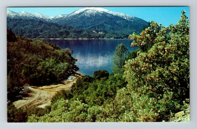 Whiskeytown Lake CA- California, Aerial Scenic Lake View, Vintage Postcard