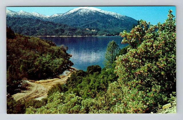 Whiskeytown Lake CA- California, Aerial Scenic Lake View, Vintage Postcard