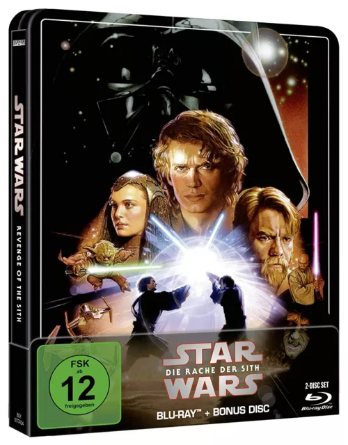 Star Wars Episode 3: Die Rache der Sith [2 Blu-ray's im Steelbook /NEU/OVP]