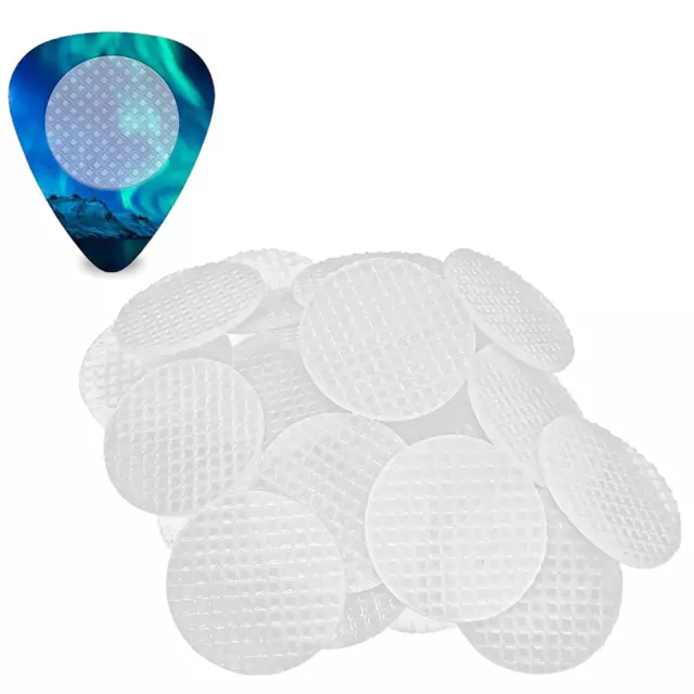 New 20pcs Self-adhesive Guitar Picks Grips Stop Dropping Anti-drop Guitar Picks