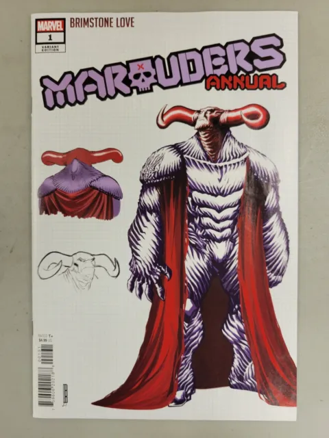 Marauders Annual 1 1:10 Baldeon Design Variant Cover 1St Print Marvel 2022*