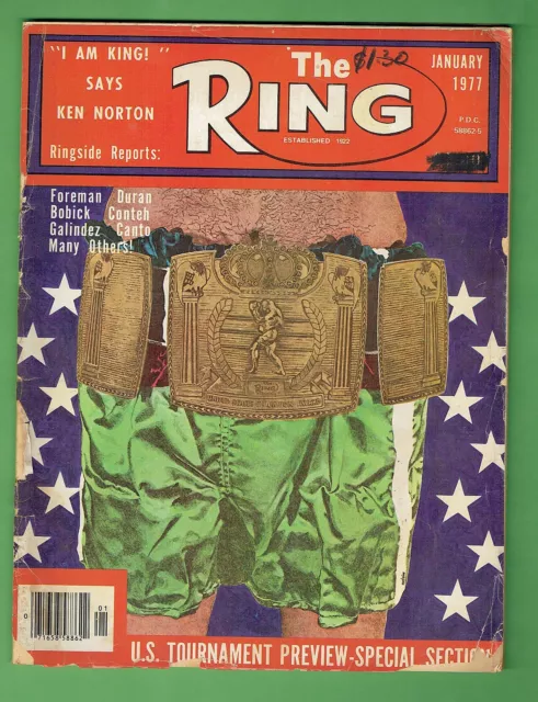 #Ee.  The Ring Boxing Magazine, January 1977