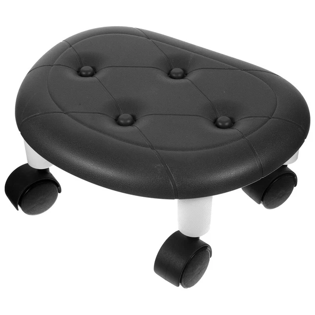 Sgabello girevole, mobile, sgabello sedile a rotelle, girevole di 360 gradi inferiore