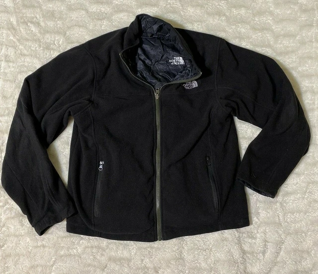 The North Face Reversible Jacket Womens S Full Zip Black Windbreaker