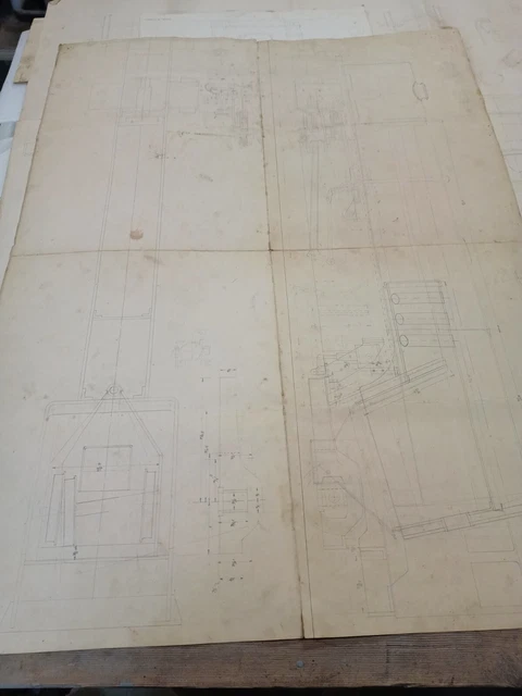 Modelling Engineering Drawings STEAM LOCOMOTIVE/MODEL ENGINEERING Drawings A/F ยฃ40.00 - PicClick UK