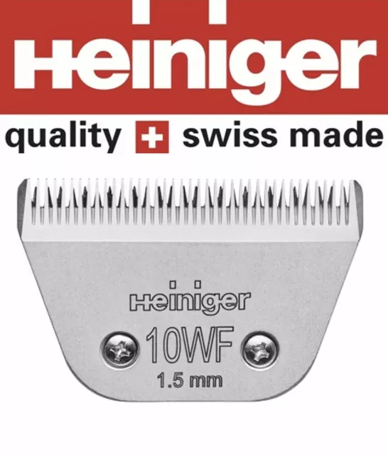 Heiniger Pferdescherkopf Talla 10WF/1,5 MM Zafiro - Estilo Cable de Zafiro