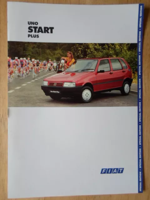 FIAT UNO START PLUS Special Edition orig 1994 UK Mkt Sales Leaflet Brochure