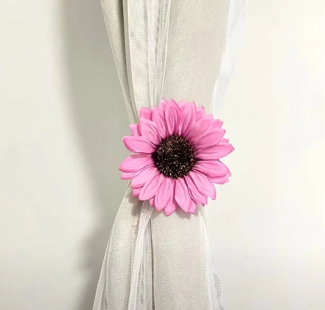 Flower Shape Window Curtain Tieback Drape Tie Back Holdback Deco Set Of 2