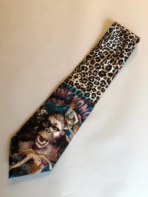 King Kong Men's Neck Tie  American Film Classics 100% Silk Made in USA