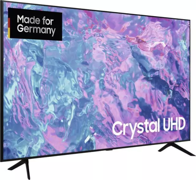 Samsung GU43CU7199UXZG Schwarz LED Smart TV 4K Ultra HD Fernseher NEU