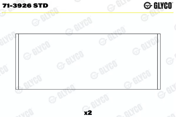 GLYCO 71-3926 STD Big End Bearings for VOLVO,VOLVO (CHANGAN)
