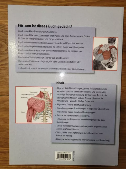 Enzyklopädie Muskel Training Anatomie Muskelaufbau Fettabbau Handbuch Buch Neu! 2
