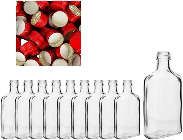 Bouchon Vissé Alimentaire Bouteilles Verre 200ml Avec Bouchon - Lot 20cl - Conservation Alcool Personnalisable Flacon Personnalisable