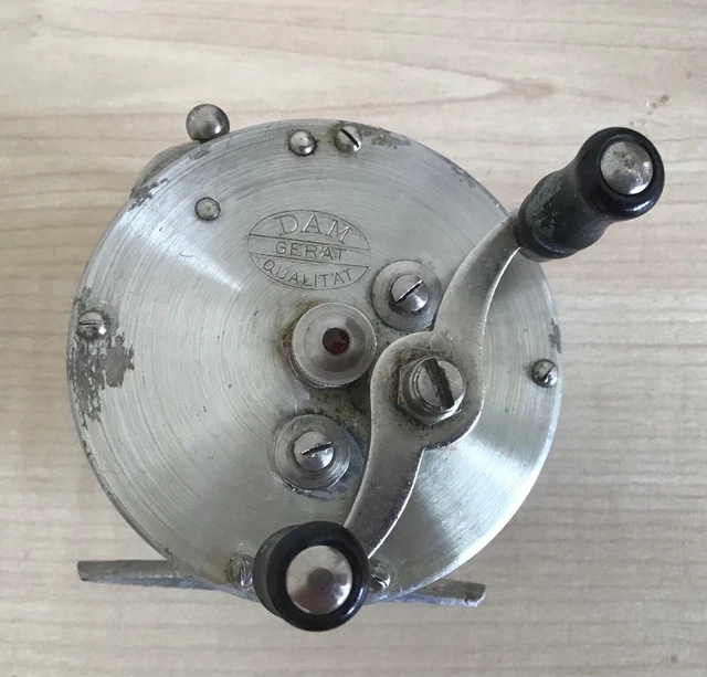 VINTAGE RARE DAM fishing reel. GWO £49.99 - PicClick UK