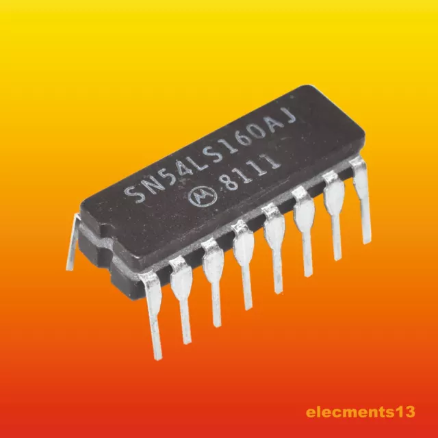 Sn54Ls160Aj Motorola Integrated Circuit Logic Cdip16